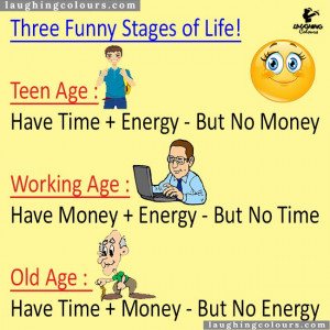 Three Funny Stages of Life