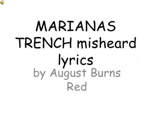 Marianas Trench Lyrics