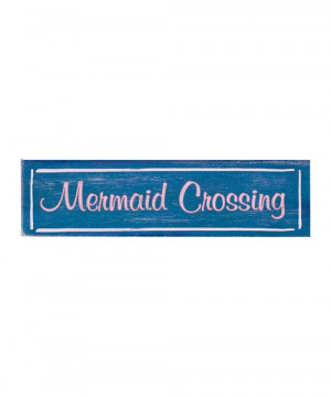 Mermaid Crossing' Plaque