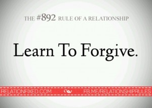 We should all learn to forgive