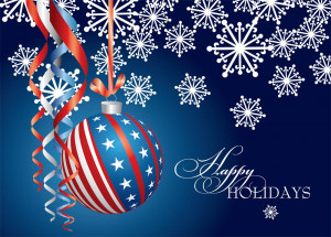 Home > Christmas Cards > Holiday Phrases > Happy Holidays > Patriotic ...