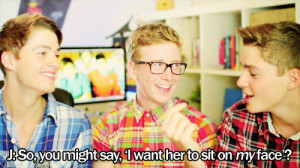 Tyler Oakley jack harries jacksgap finn harries