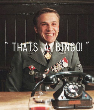 Col. Hans Landa - Christoph Waltz (Inglourious Basterds). Inglourious ...