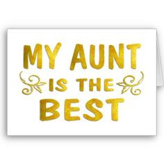 Aunt Sue this is for you! Thanks for being the best Aunt a niece could ...