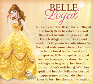 Belle Disney Princess Traits
