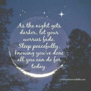 Sleep well