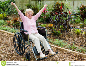 ... is overjoyed because she has triumphed over her health problems