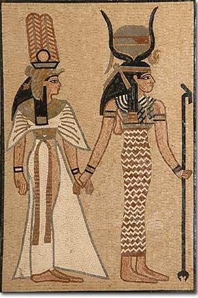 Egyptian Queen Nefertari and Goddess Hathor (saw Nefertari tomb in ...
