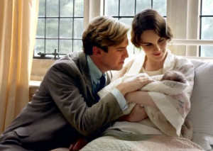 Unforeseen: Matthew Crawley (Dan Stevens) and his wife Lady Mary ...