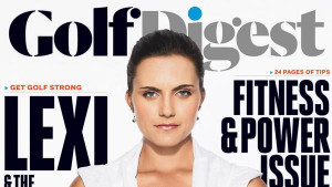 Top golfer lexi thompson poses for provocative golf digest cover ...