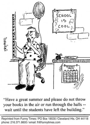 Funny sorensen teacher Jean cartoon, June 14, 2006