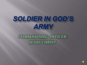 Soldier in God's army