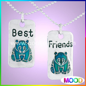 Best Friend Mood Necklaces Mood Best Friends Necklace Set (2 Piece Set ...