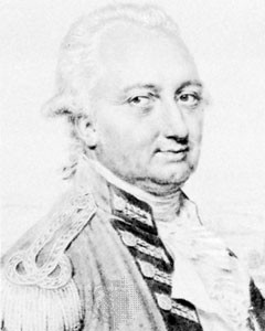 Photograph:Charles Cornwallis, detail of pencil drawing by John Smart ...