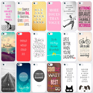 ... our Inspirational Quote Cases for the iPhone and iPod Range