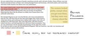 ... , pull quotes are particularly difficult to 