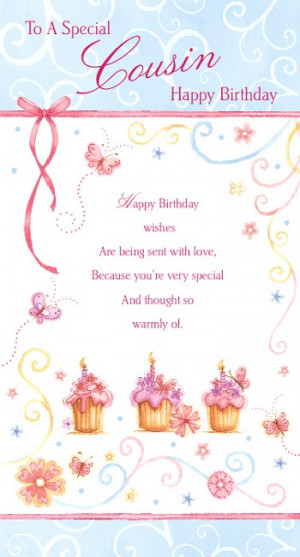Back > Quotes For > Girl Cousin Birthday Quotes