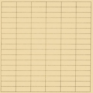 Agnes Martin – In a bright day - Drawing - 1973