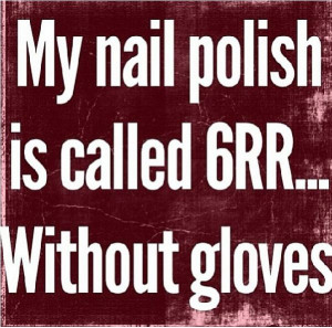 is called 6RR…without gloves. | hairdresser humor | hairdresser ...