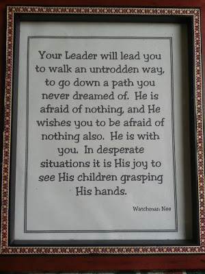 The first quote is about God leading us to walk a way that leads to ...