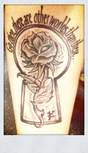 My Stephen King tattoo...from The Gunslinger.