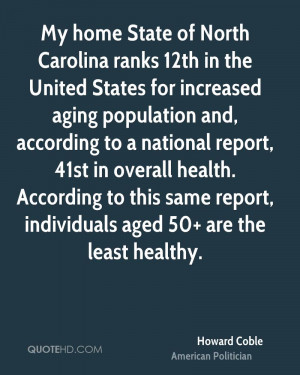of North Carolina ranks 12th in the United States for increased aging ...