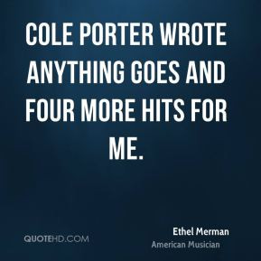 Cole Porter Quote