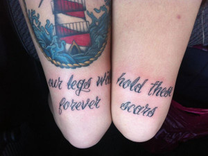 Thigh tattoo 2 Tattoo quotes for girls