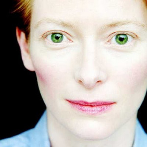 Tilda Swinton eyes go boom!
