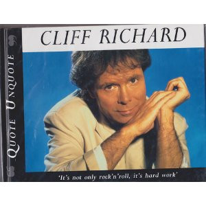Cliff Richard 'Quote Unquote' Hardback Book