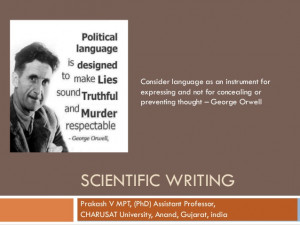 Scientific Writing