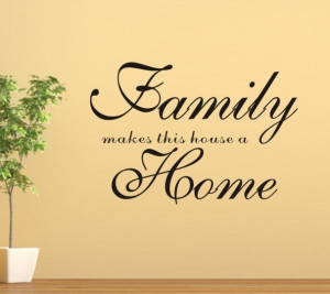 Free-shipping-Family-Makes-This-House-Home-Wall-Decal-Sticker-font-b ...