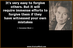 ... witnessed your own mistakes - Jessamyn West Quotes - StatusMind.com