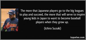 More Ichiro Suzuki Quotes