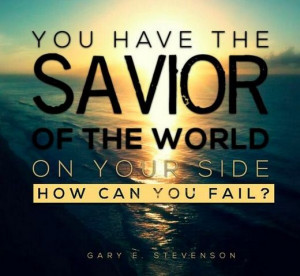 When you have the #Savior on your side, you cannot fail! #ldsconf # ...