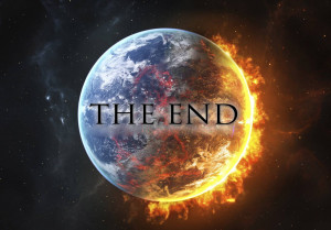 Earth on Fire, A picture of Earth going up in flames. It is 'the end'.