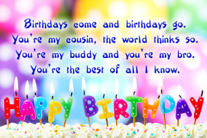 happy birthday to dear happy birthday quotes for cousin brother happy ...