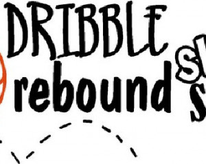 Basketball - Dribble Shoot Rebound Score Vinyl Wall Decal BSK525 ...