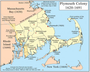 Plymouth Colony Borders
