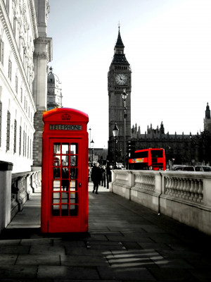 Red Black and White London