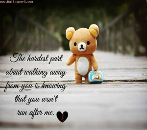 Download The hardest part - Heart touching love quote