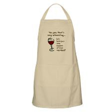 Seen my wine funny Apron for