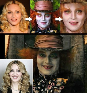 Vh Madonna is the Mad Hatter Funny