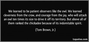 More Tom Brown, Jr. Quotes