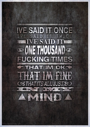 text is lyrics from it never ends by bring me the horizon it took me ...