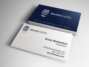 set for Quote Daddy, a web application that provides accurate ...