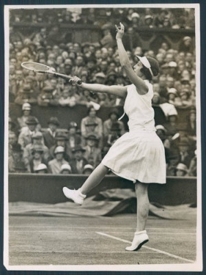 Helen Wills Moody, 1932, Wimbledon. Dorothy Wilding: Mrs Helen Wills ...