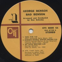George Benson – Bad Benson (1974)