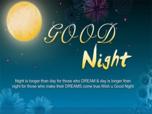 Good Night SMS Messages, Quotes About Night