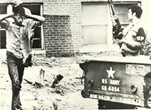 ... members of the North Carolina National Guard raid W. Kerr Scott Hall